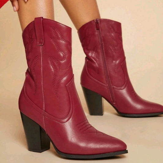 Botas Texanas Rojas